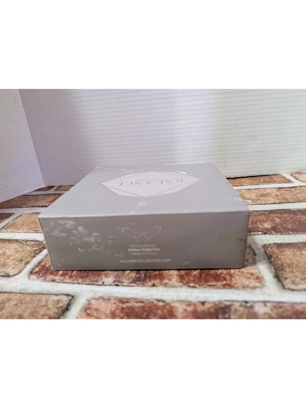 Willow Collective Zen Balance Stacking Salt Pepper Set and Sauce Bowl in Box NEW
